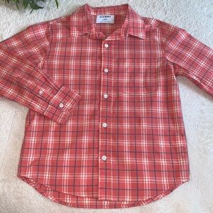 Old Navy Button Down Shirt Boys 8 EUC
